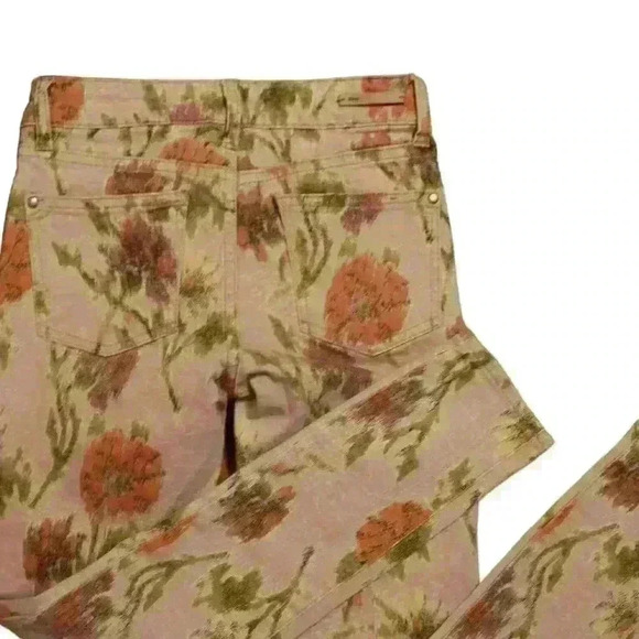 Pilcro Floral Ikat Stet Slim floral jeans size 25 - Picture 2 of 6